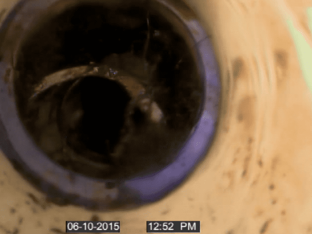 sewer pipe - broken and offset Broken Sewer Pipe
