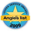 Angies List Super Service Award 2009