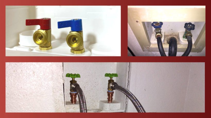 Pictures of Different Styles of Clothes Washer Valves