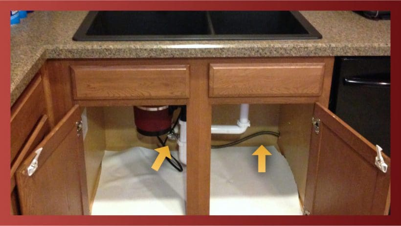 Location of Dishwasher Valve In Cabinet