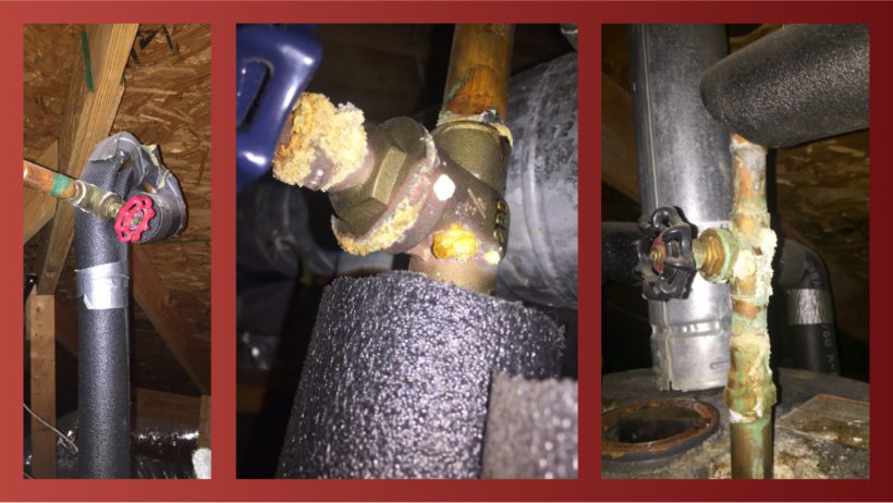 Pictures of different corroded gate valves